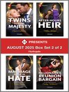 Harlequin Presents August 2025--Box Set 2 of 2